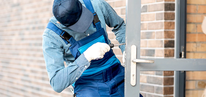 Pivot Storefront Door Locks Installation in Park Ridge, Illinois